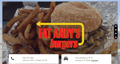 Desktop Screenshot of fatandysburgers.com