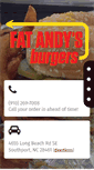 Mobile Screenshot of fatandysburgers.com